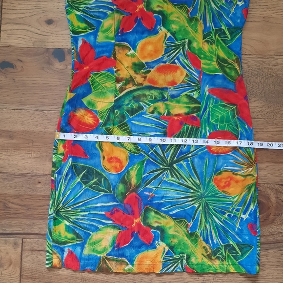 Jams World Vintage Marilyn Tropical Flower and Fruit Print Short Sun Dress - Picture 10 of 16